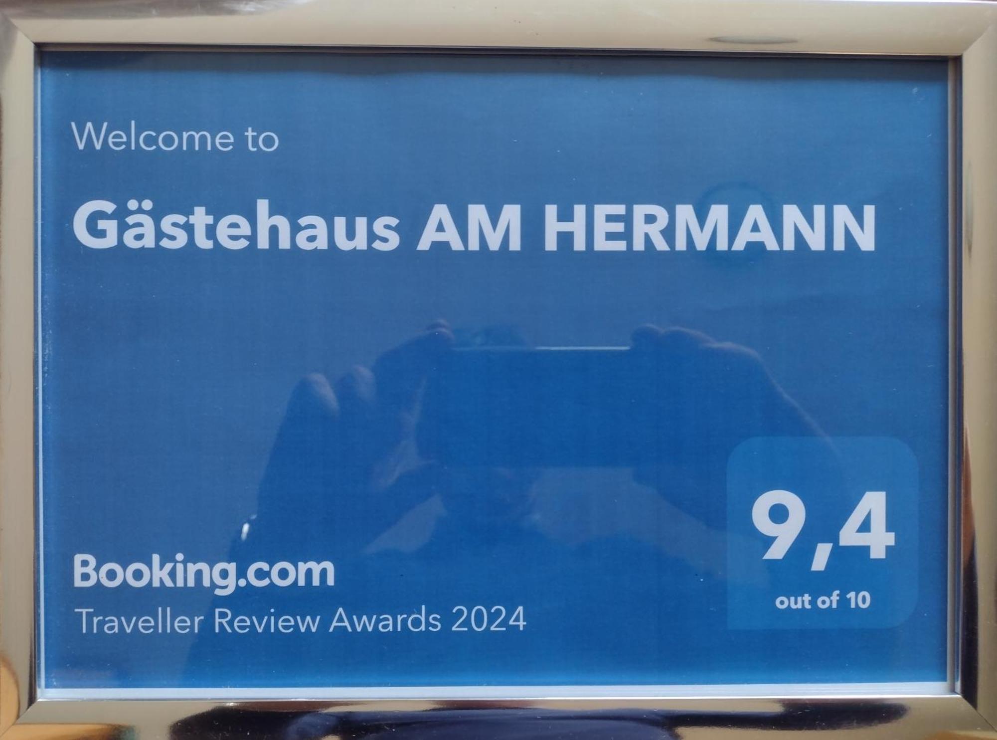Gaestehaus Am Hermann Hoerstel Exterior photo